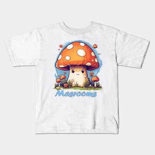 Enoki mushrooms Kids T-Shirt